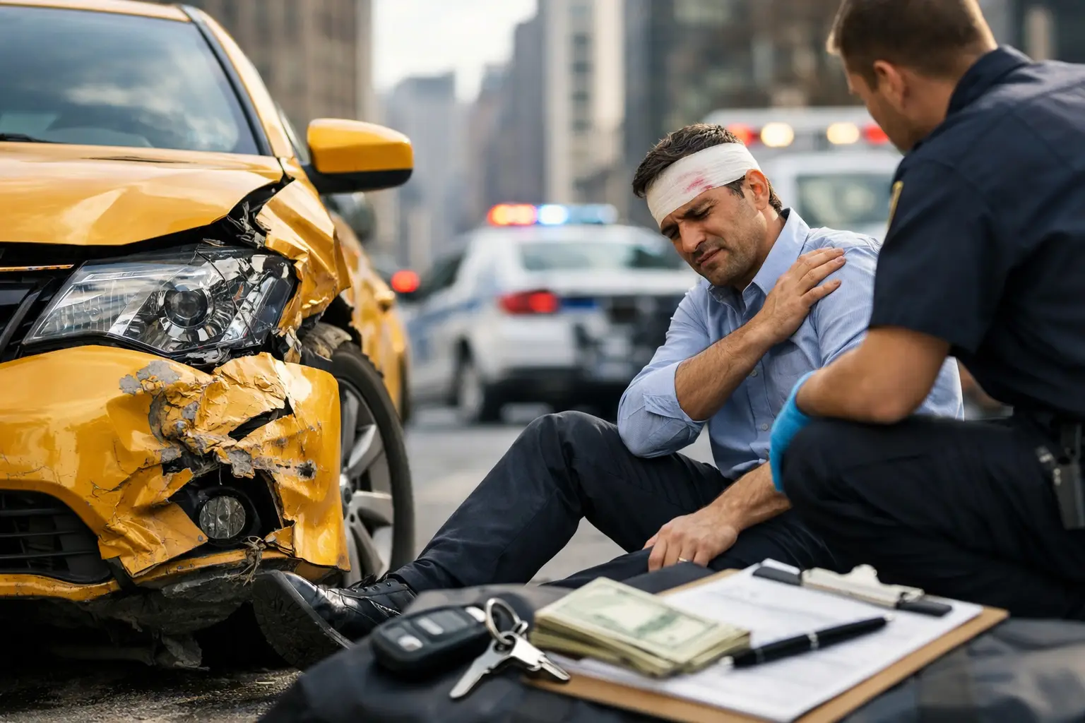 Taxi Accident Injury Compensation in NY After a Crash