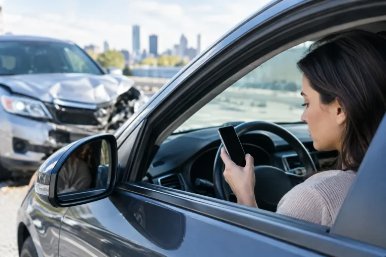 Distracted Driving Evidence After a New York Crash